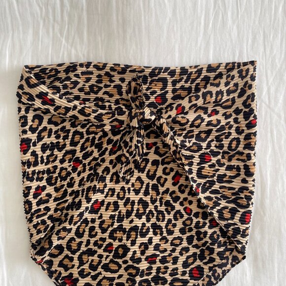 No brand cheetah print scarf / top - Picture 5 of 7